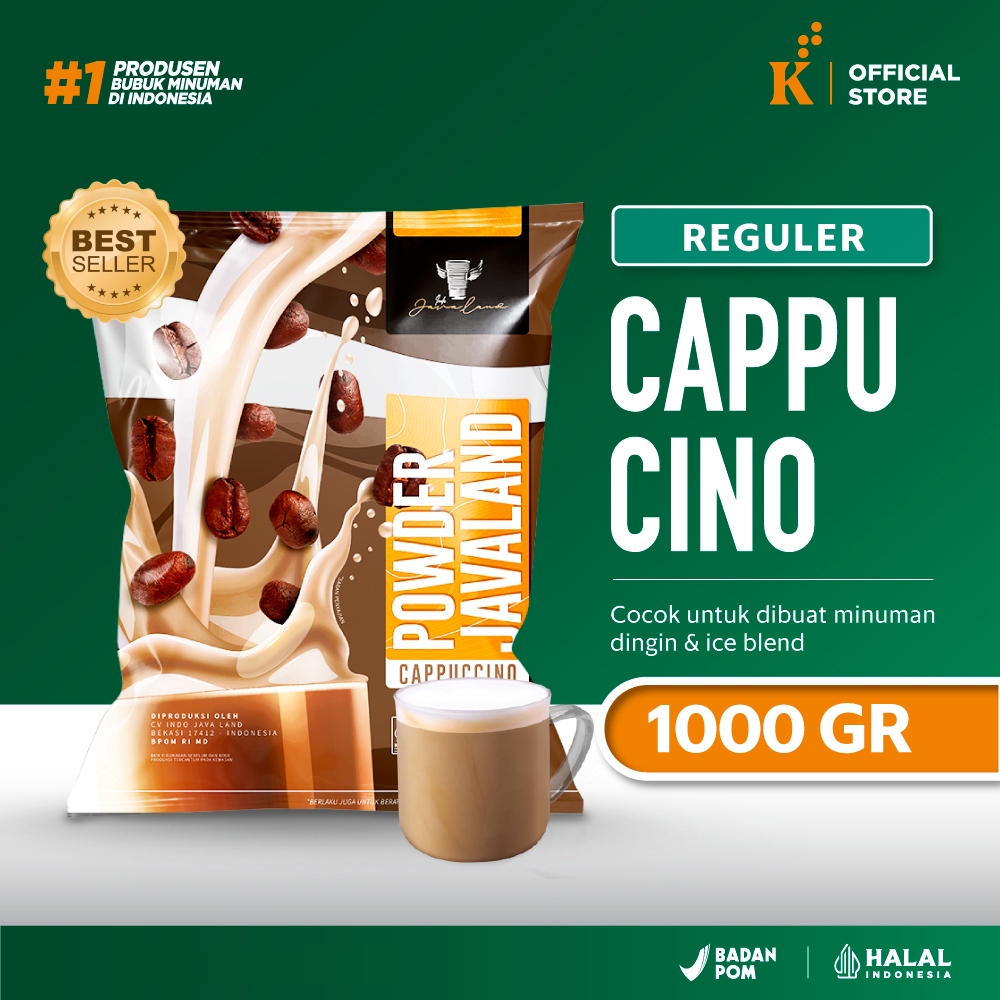 

Bubuk Minuman Bubble Powder Drink Rasa Cappuccino Javaland 1 kg