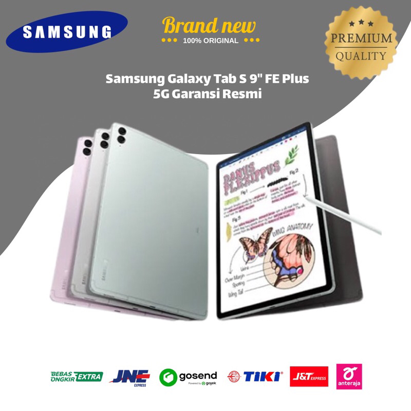 Samsung Galaxy Tab S9 FE Plus 5G | Wifi Garansi Resmi