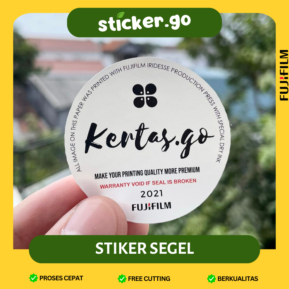 

[STIKER SEGEL BULAT] CETAK STIKER LABEL MAKANAN MINUMAN KEMASAN TOPLES BOTOL OLSHOP FREE CUTTING