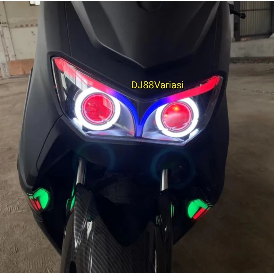 Projie biled new nmax projector headlamp lampu utama led alis rgb