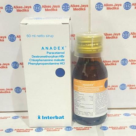 Anadex Sirup 60ml - Obat Demam, Batuk & Pilek