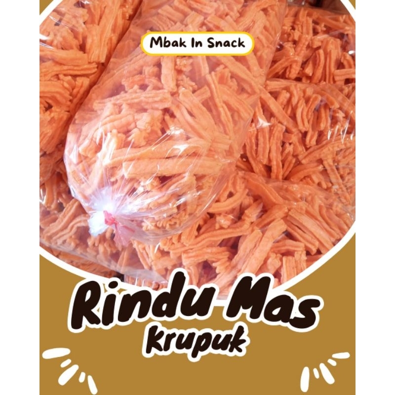 

Krupuk Rindu Mas 500gr/Kerupuk Rindu Jadul/Krupuk Khas Klaten