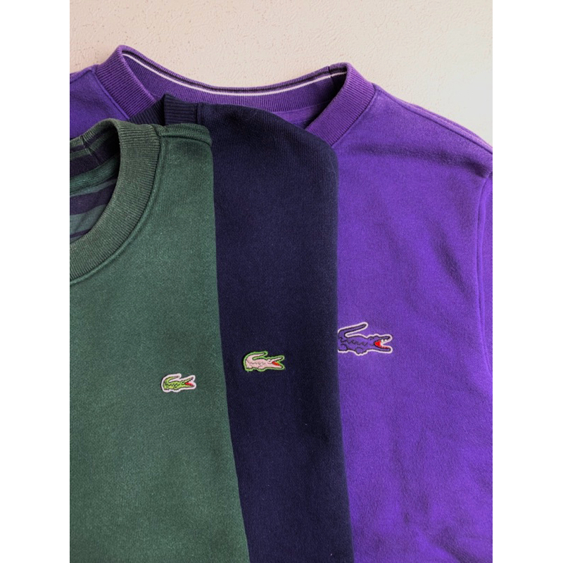 Full Crewneck Lacoste | Lacoste Crewneck | Lacoste Live Crewneck | Navy | Purple | Ungu