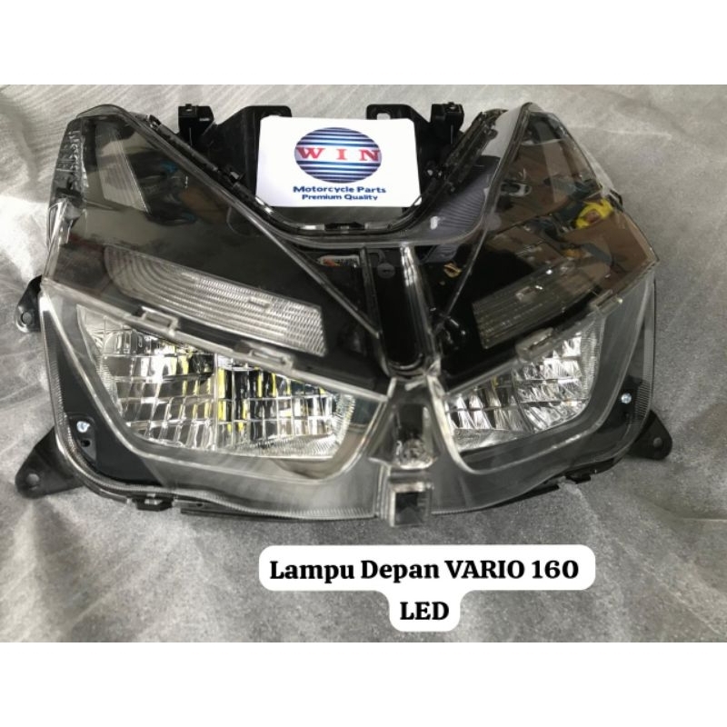 lampu depan Honda Vario 160 + LED