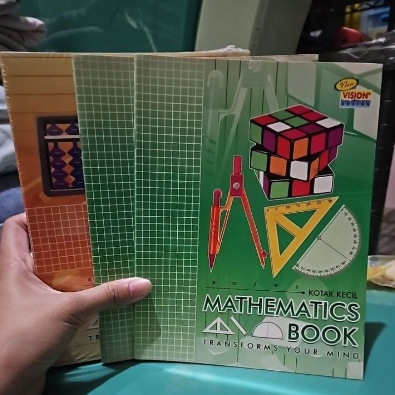 

NEW VISION BUKU TULIS MATEMATIKA ( KOTAK KECIL) 38 LBR
