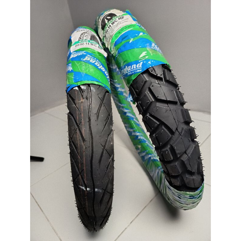 Ban Luar Kingland tiger non Tubles ring 14 ORI untuk Motor Metic Beat Vario Mio Spacy