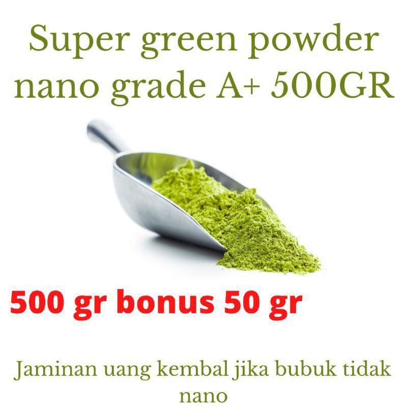 

kemasan 500gram powder + bonus