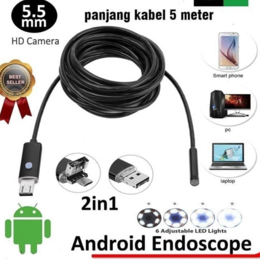 camera Esdoscope 5 meter - kamera endoscope kabel 5M