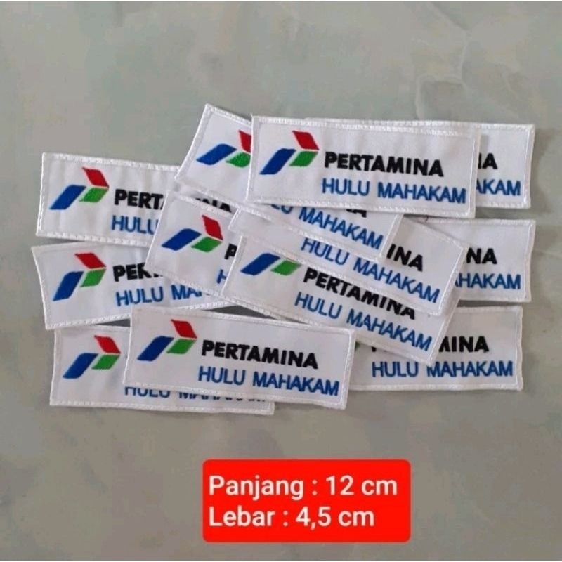 Logo Emblem Bordir Pertamina Bordir Komputer High Quality New