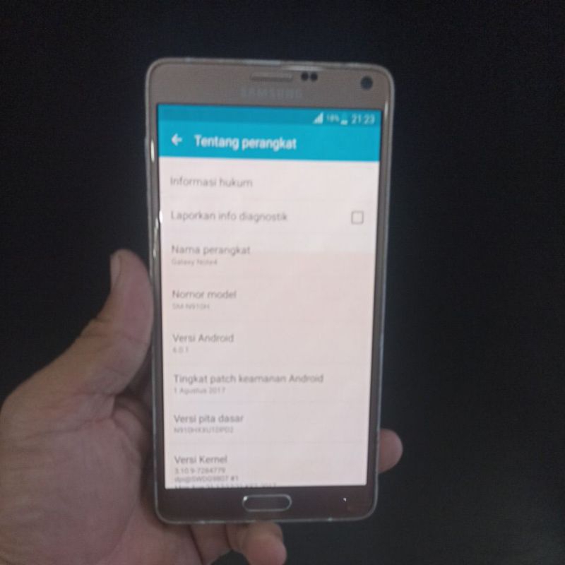 HP Samsung Note 4 N910 Second Original