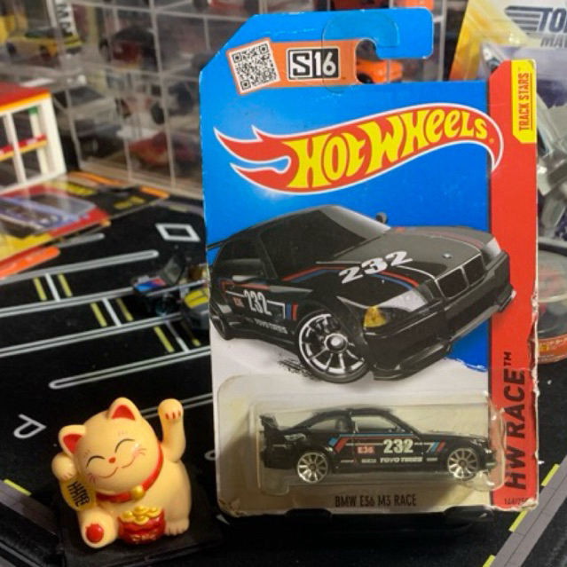 HOTWHEELS BMW E36 M3 RACE HITAM