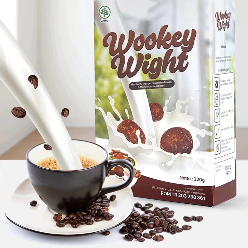 

Wookey Weight - Susu Penambah Berat Badan Alami Paket Nutrisi 220gr
