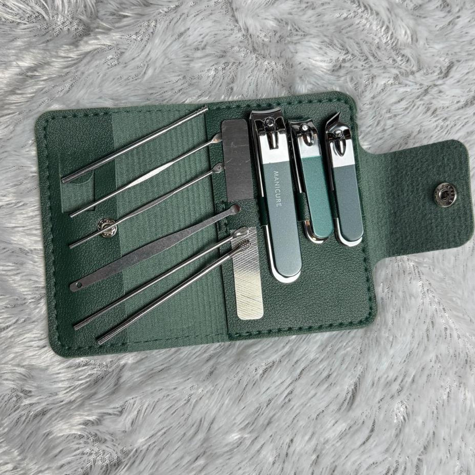 Gunting Kuku Set Lengkap Alat Perawatan Kuku Cantengan Alat Manicure Pedicure Kilap Kuku Nano Glass