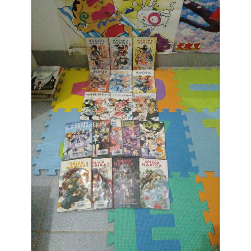 komik full set tamat puella magi the series lengkap no bolong 18 buku
