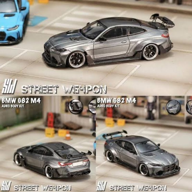 Street Warrior Street Weapon BMW G82 Adro Bodykit M4 Titanium Steel Grey