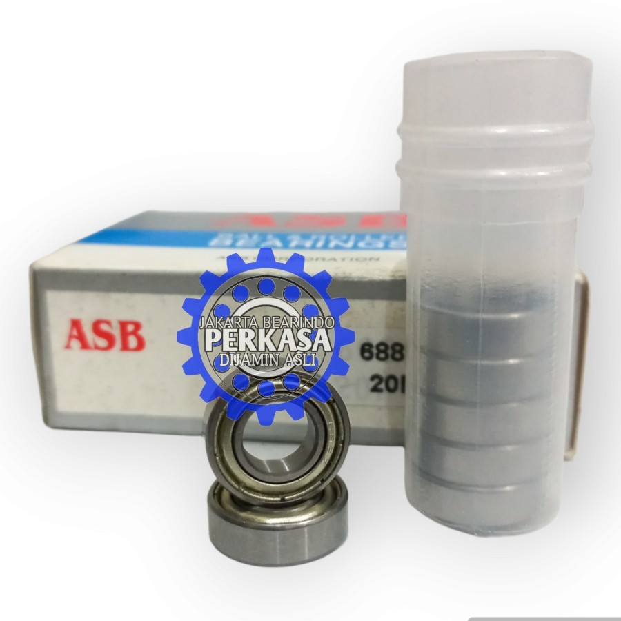 BEARING 688 ZZ / 688ZZ / 688 2Z TUTUP BESI MERK ASB 8X16X5