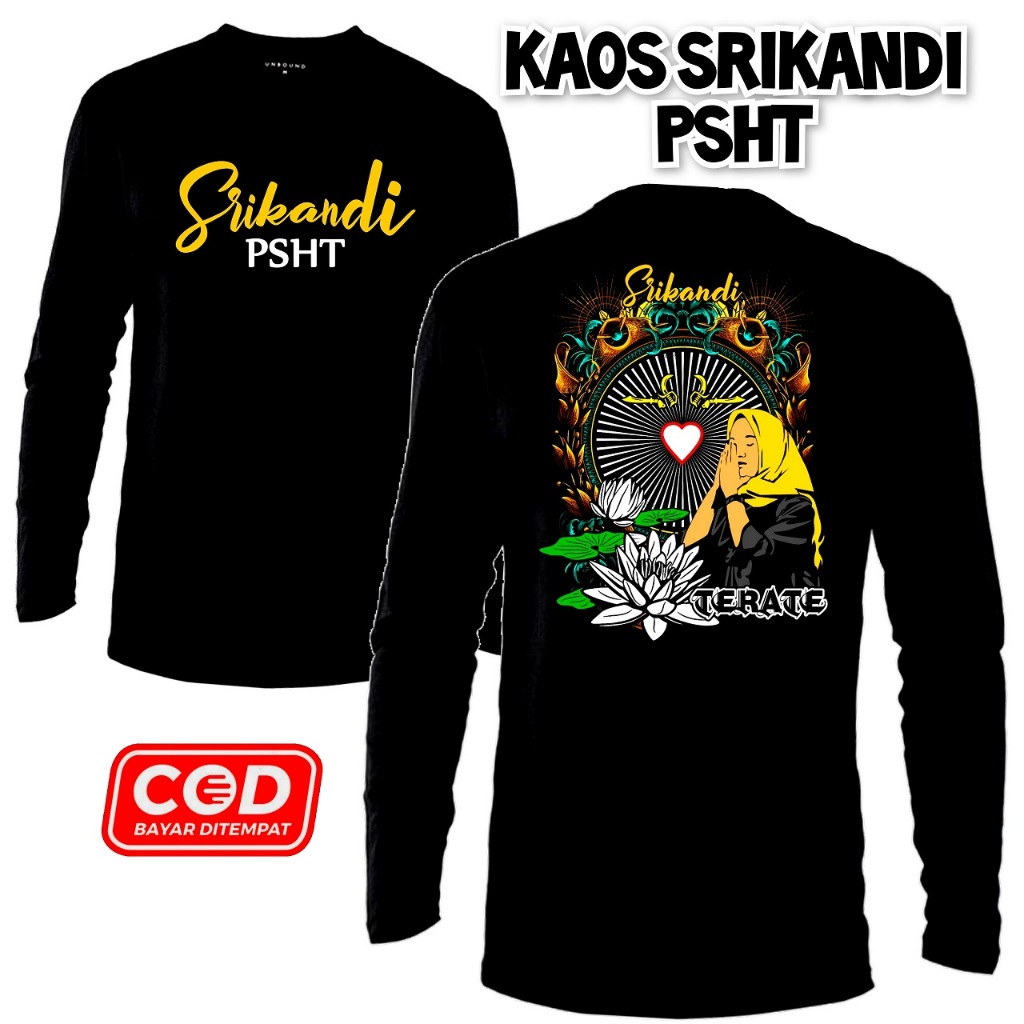 KAOS SRIKANDI PSHT LENGAN PANJANG-KAOS SRIKANDI PSHT TERBARU-KAOS PSHT SRIKANDI-KAOS SRIKANDI TERATE