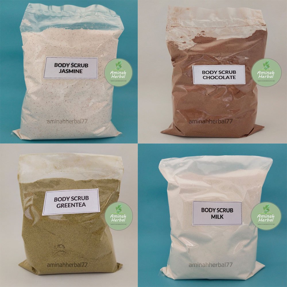 LULUR BUBUK TRADISIONAL  / LULUR KILOAN / BODY SCRUB ORGANIC / SCRUB WHITENING (Kemasan 1kg)