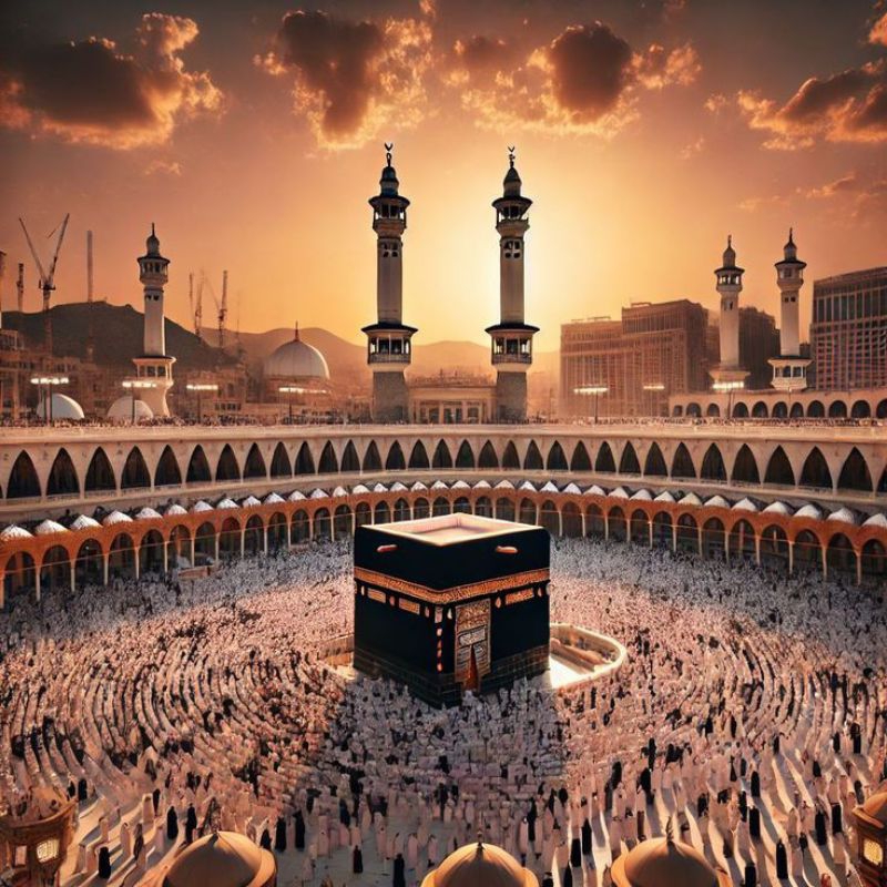 POSTER CETAK, KA'BAH, HIASAN DINDING, KA'BAH,BISA COD
