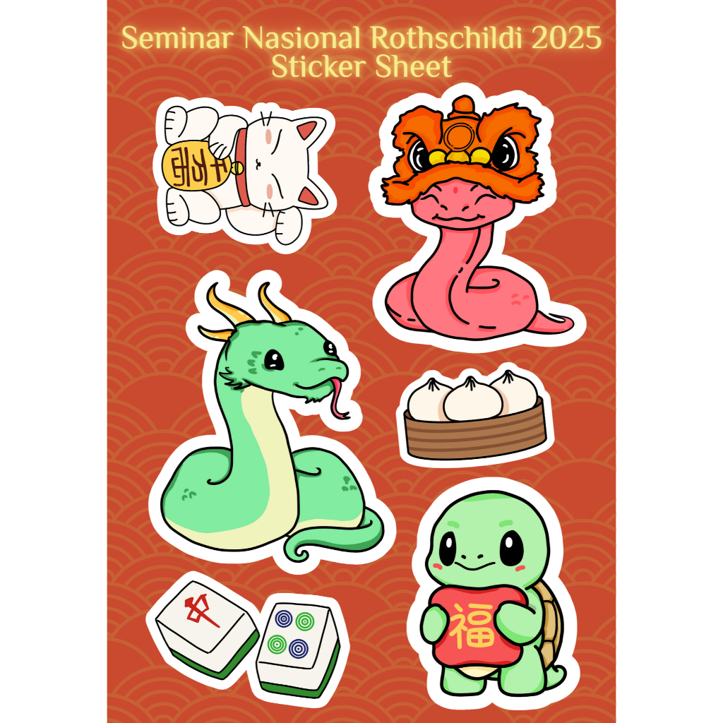 

[UMUM] STICKER SHEET - Official Merch Semnas Rothschildi 2025