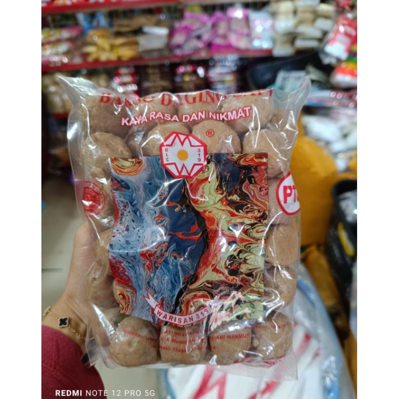 

bakso warisan daging sapi PTJ isi 50
