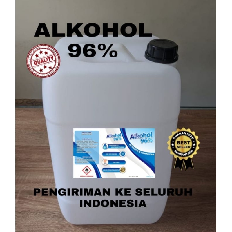 Alkohol 96% / Alcohol 96% / Sterilisasi - 20 liter