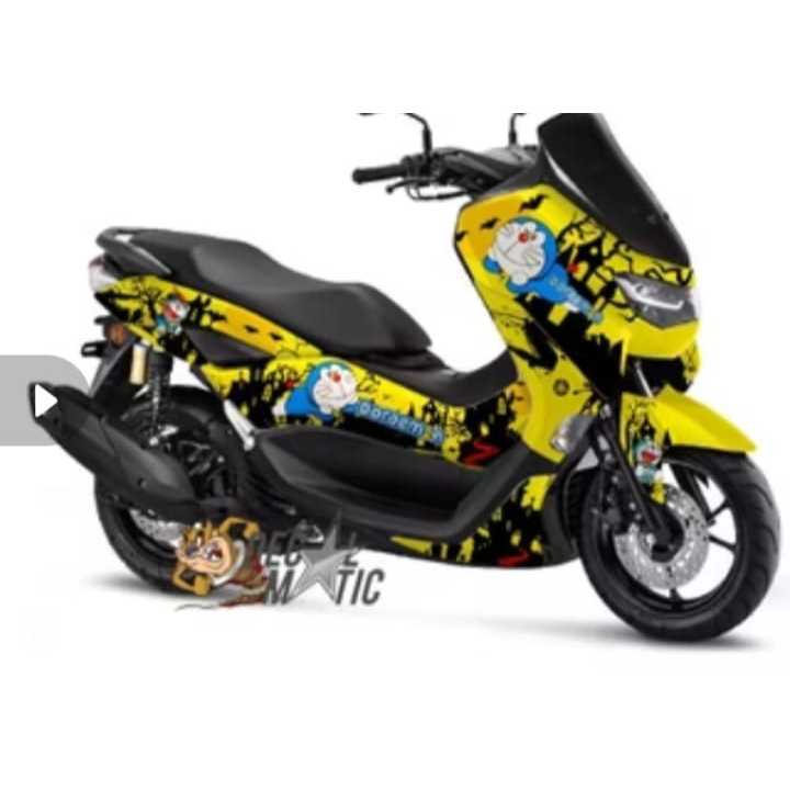 Stiker NMAX NEW decal setiker NMAX NEW stiker motor Putih Emas Racing D-G3-100 D-G1-138