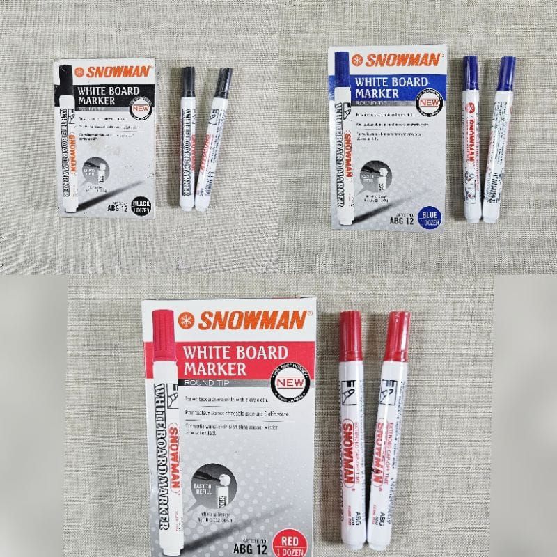 

Snowman whiteboard/Spidol snowman whiteboard ABG12/spidol bisa di hapus ( eceran )