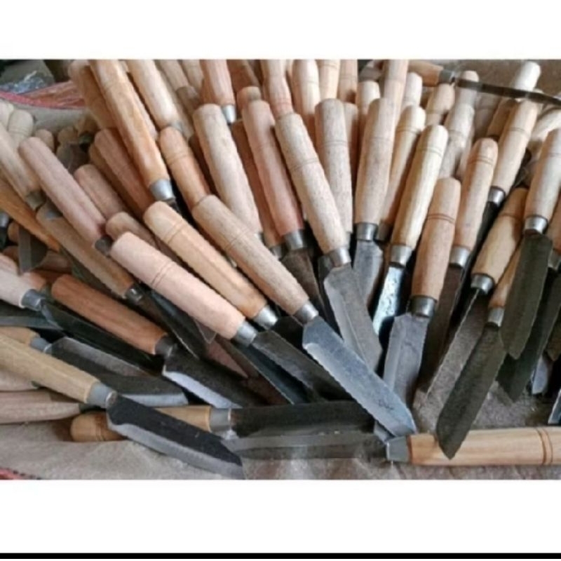 pisau dapur super tajam set / pisau dapur baja tajam