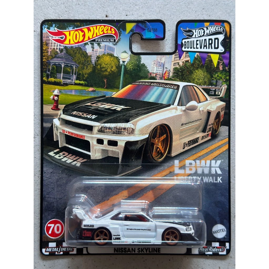 Hot Wheels Premium Boulevard 2023 - Nissan Skyline R34 LBWK - SkylineR34 LBWK