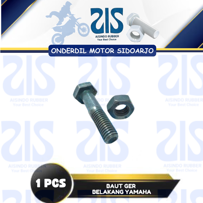 Baut Ger Belakang YAMAHA - Baud Gear Blk ALFA / FIZR / CRYPTON / VEGA