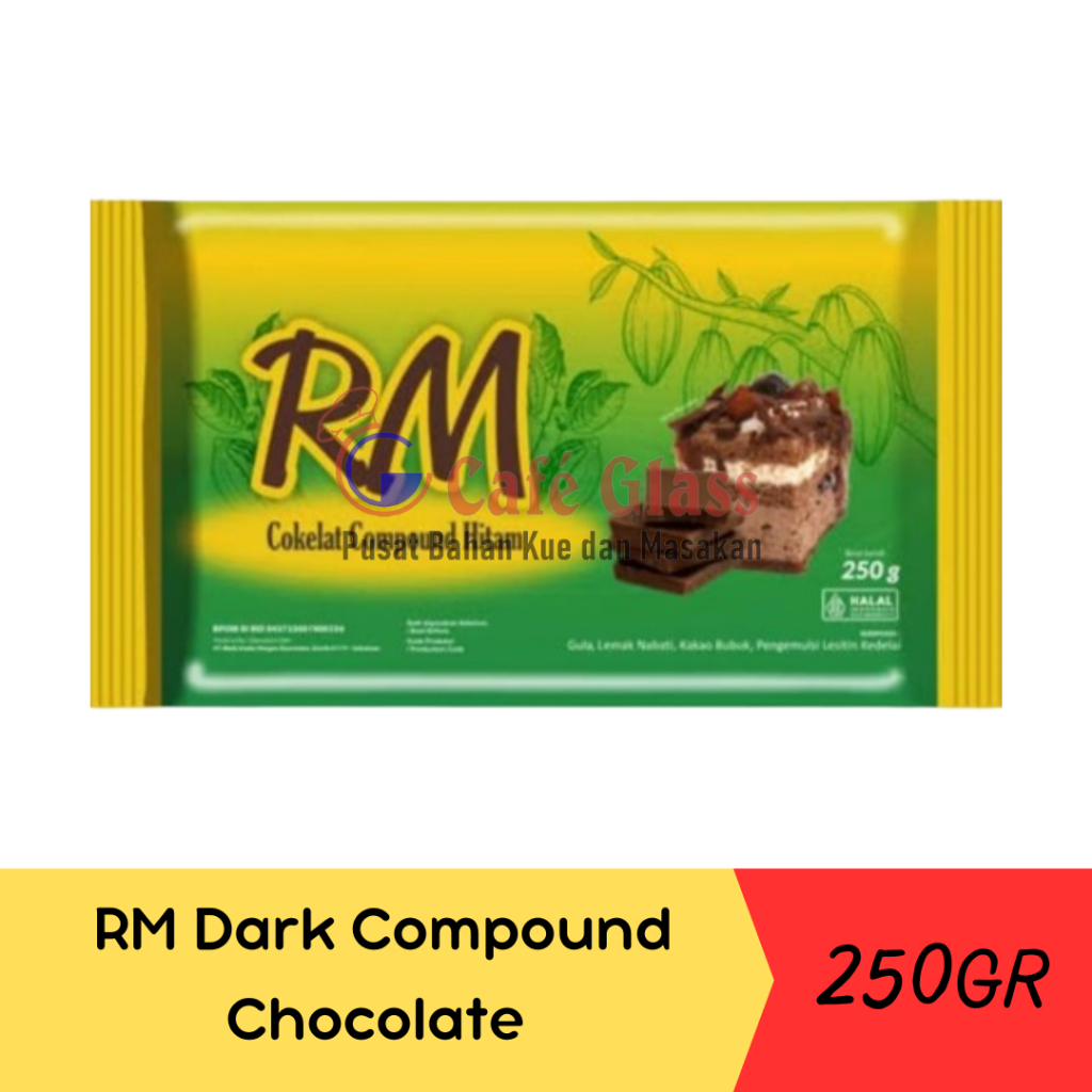 

RM Dark Chocolate Compound/Cokelat Compound-250Gr