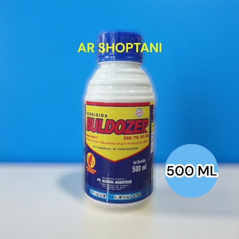 BULDOZER HERBISIDA + (kaos) 500 ml herbisida selektif jagung