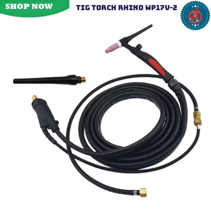 Tig Torch Rino Stang Las Argon Rhino WP 17V-2 15 - Stang Las Tig.