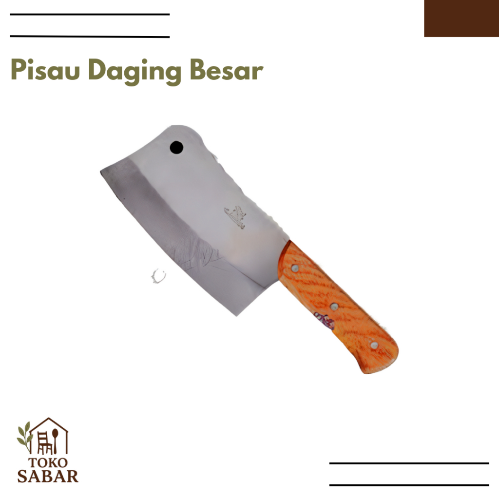 Pisau Daging Besar - Ganom B215