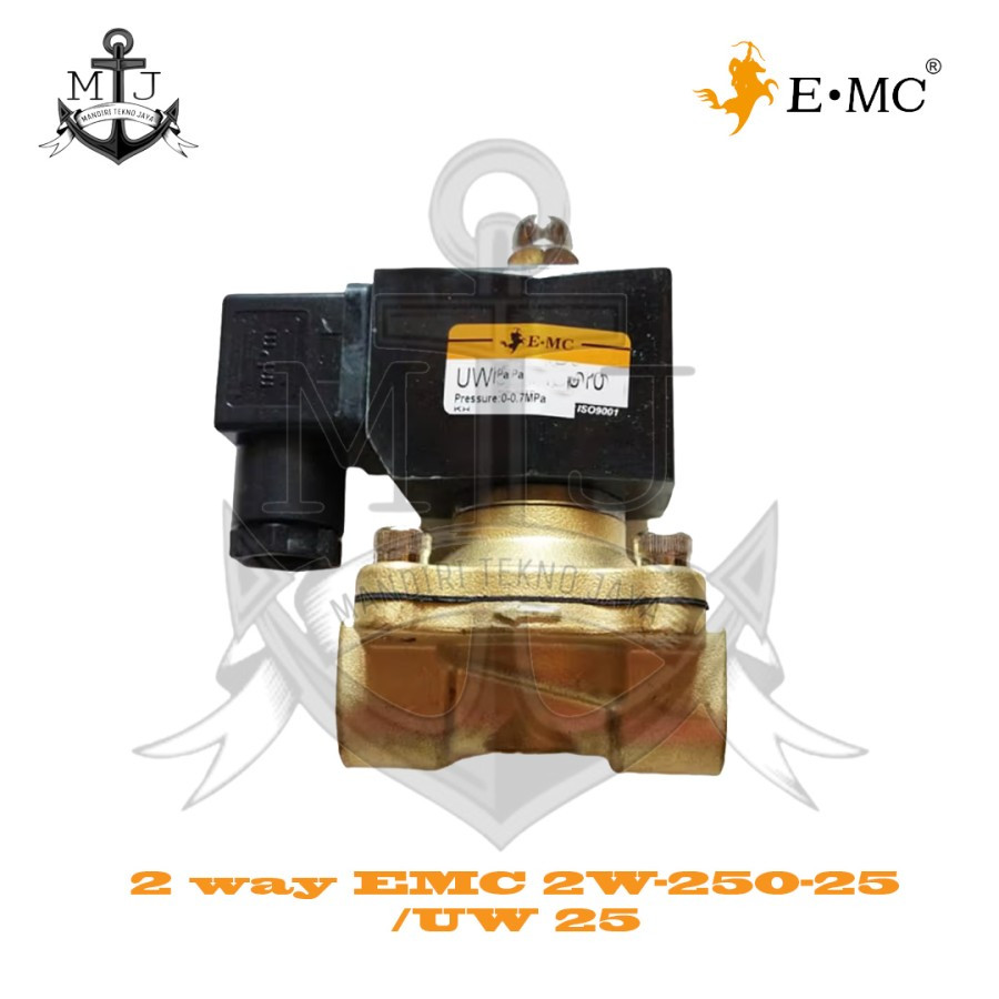 solenoid valve 2 way EMC 2W-250-25 / UW-25