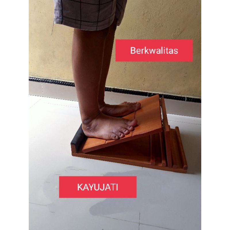 PAPAN TERAPI KAKI KAYU JATI