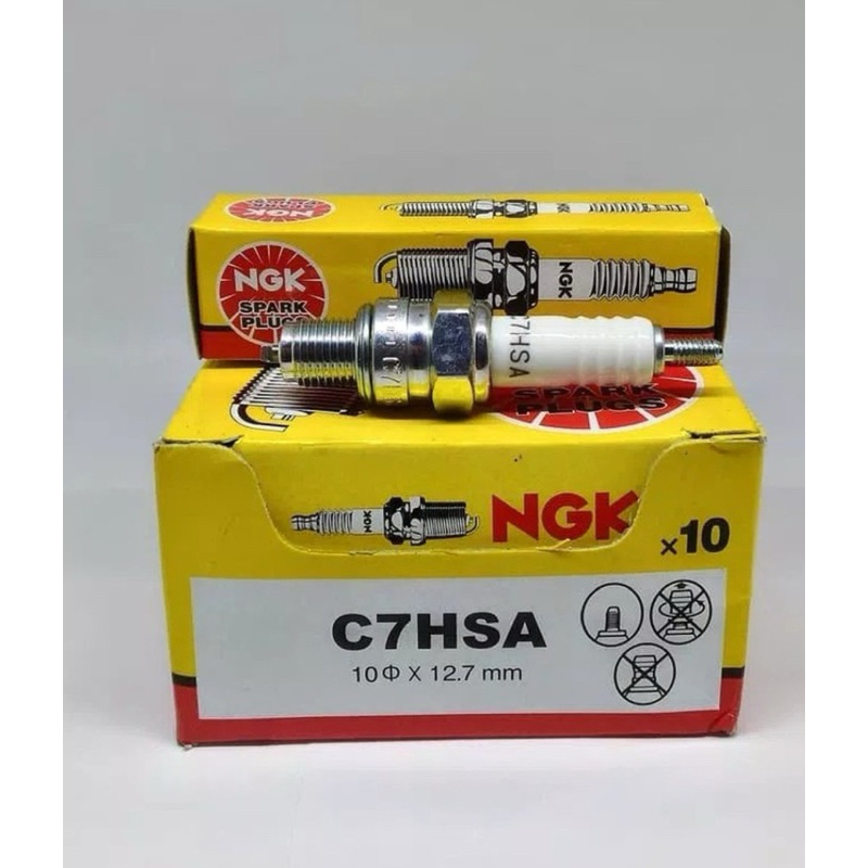 busi ngk c7hsa busi pendek untuk motor ( mio,grand,Supra x lama )