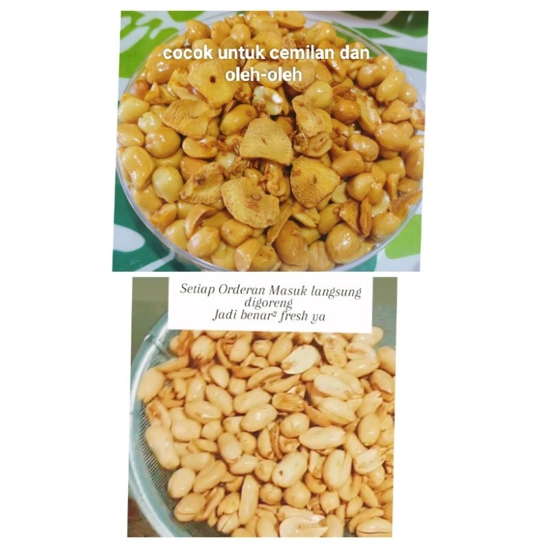 

Kacang Bawang Gurih dan Enak Ada Irisan Bawang Putih Goreng (1000gram/1kg)