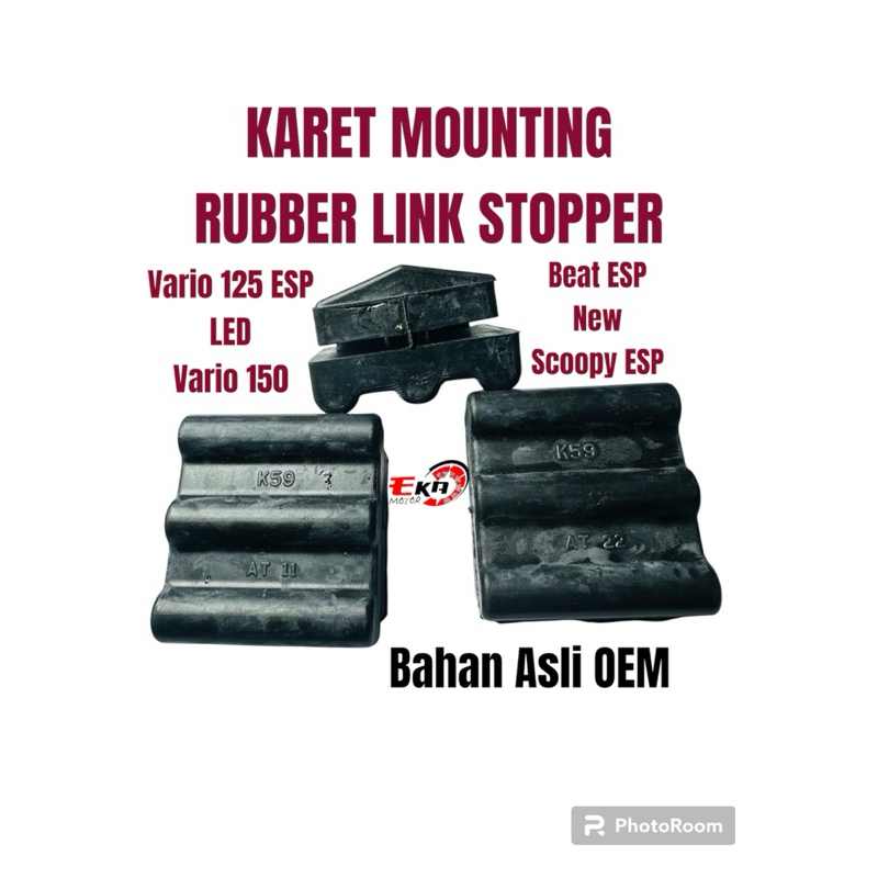 RUBBER LINK STOPPER KARET GANJAL VARIO 125 ESP LED VARIO 150 BEAT ESP NEW SCOOPY ESP