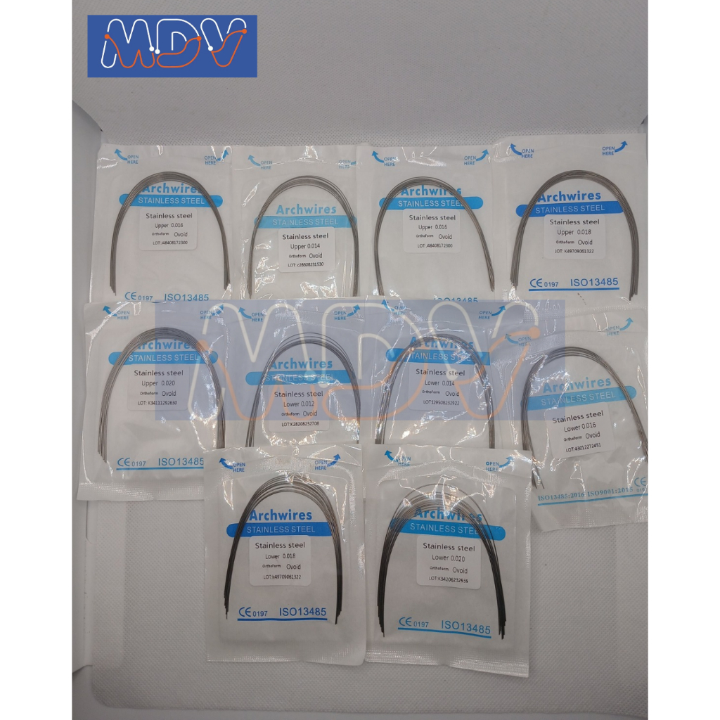 DENTAL STAINLESS STEEL SS WIRE ROUND / KAWAT ORTHO BRACES SS STAINLESS STEEL SS