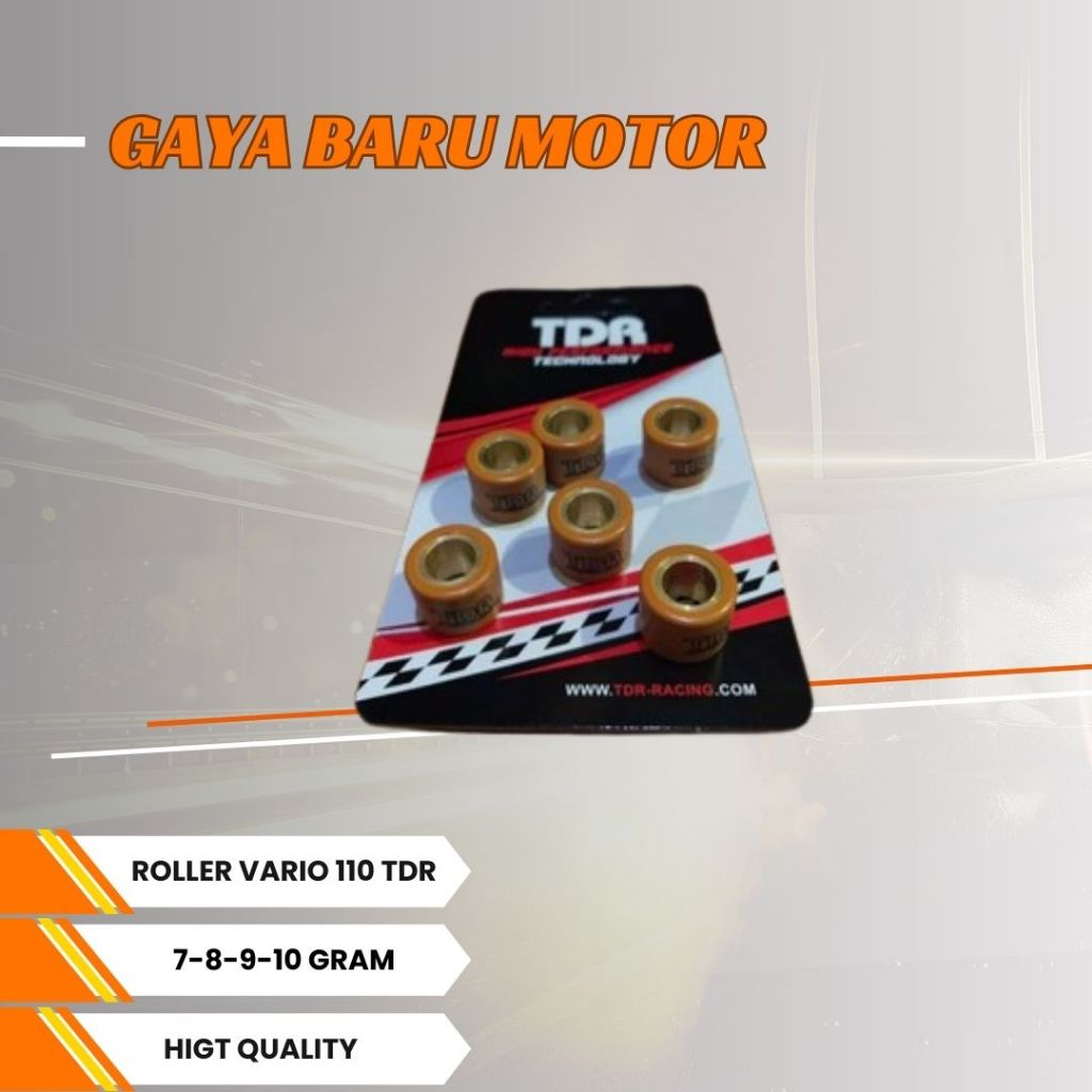 ROLLER TDR VARIO 110-BEAT FI-SCOOPY FI 7-8-9-10 GRAM