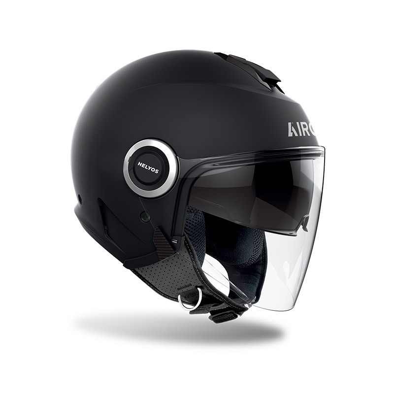 HELM AIROH HELYOS BLACK MATT HELMET HALF FACE AIROH BLACK ORIGINAL