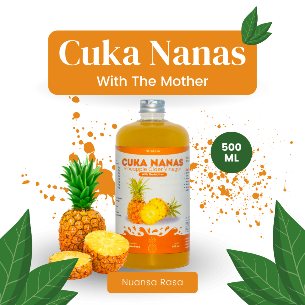 

Nuansa Cuka Nanas 500 ml With Mother