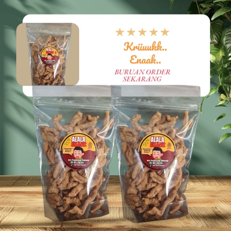

Keripik Usus Daun Jeruk 100 gram