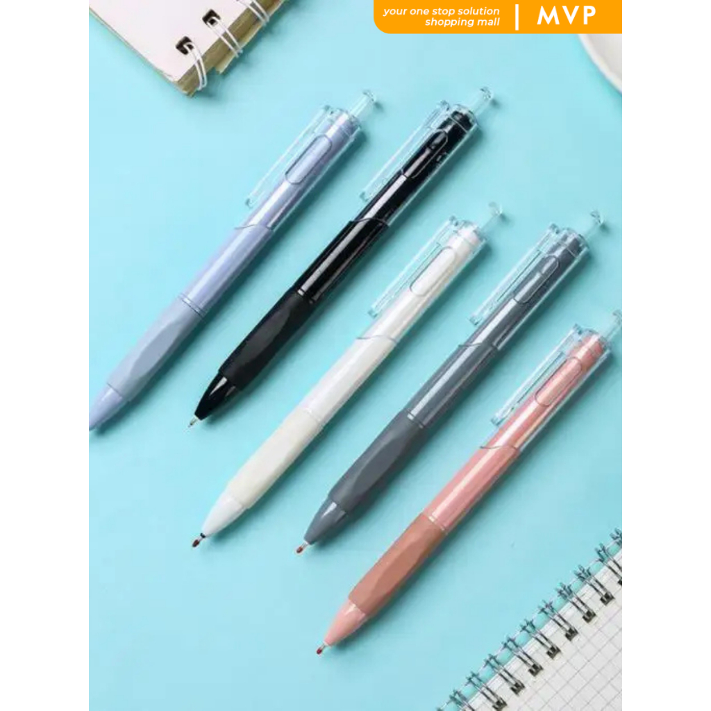 

Flashee 1Pcs Gel Pen Pulpen Gel Retractable 4 Warna 0.5mm