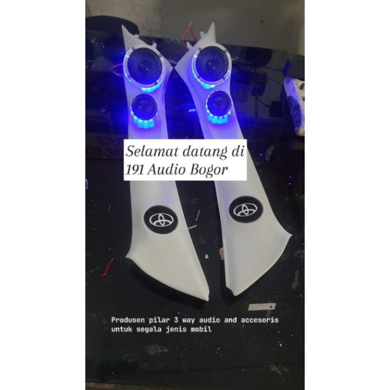 Pilar 3 way full set audio Toyota Calya