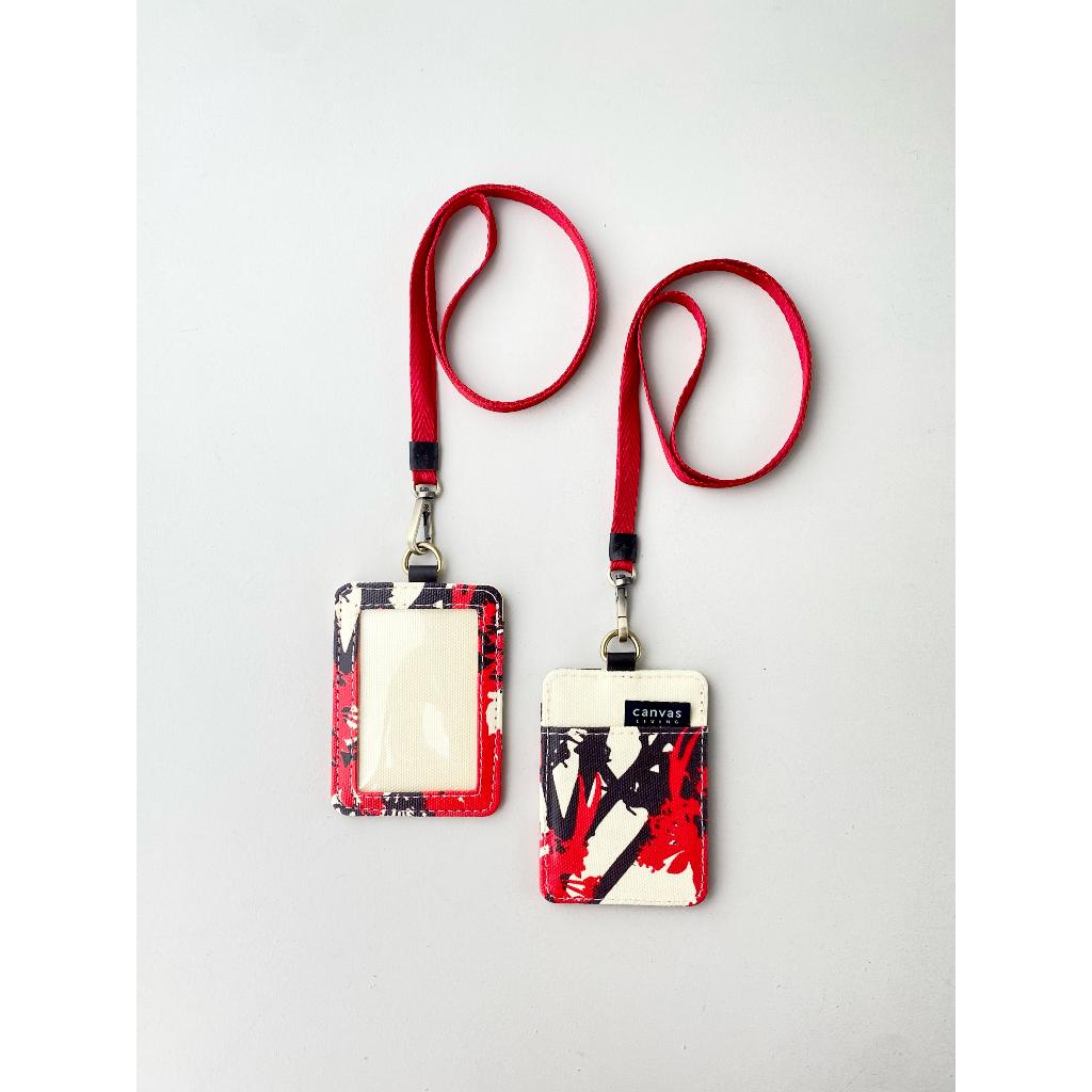 

ID Lanyard Berry Red Canvas Living