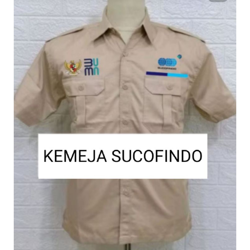 KEMEJA SUCOFINDO BAJU KERJA BUMN SUCOFINDO SERAGAM SUCOFINDO.