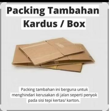 

Peking Tambahan Kardus/ Box